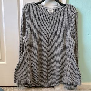 Style & Co Bell-sleeve Cable Knit Sweater - Size XL